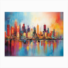 Chicago Skyline 14 Canvas Print