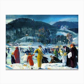 Love Of Winter, George Wesley Bellows Canvas Print