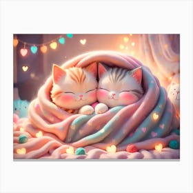 Cute Kittens Canvas Print