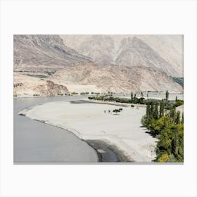 Indus River In Pakistan Canvas Print