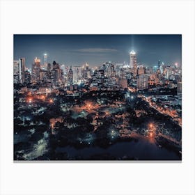 Bangkok Panorama Canvas Print