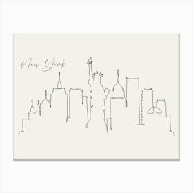 New York City Skyline 6 Canvas Print