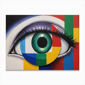 Eye Of The Rainbow Canvas Print