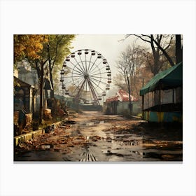 Abandoned City 2 Canvas Print