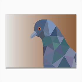 Pigeon Art Canvas Print