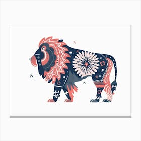 Lion Illustration 4 Canvas Print