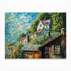 House On The Hill 4 Canvas Print