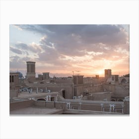 Sunset In Iran Canvas Print