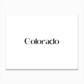 Colorado Canvas Print