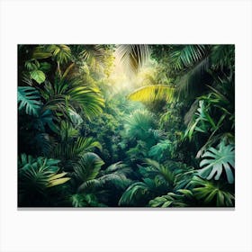 Tropical Jungle 9 Canvas Print