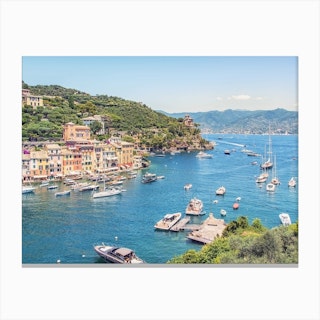Portofino Landscape Canvas Print