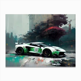 Futuristic Sports Car 39 Canvas Print