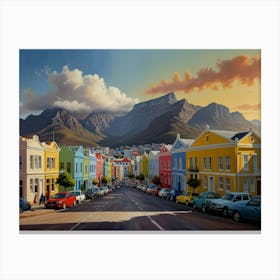 Cape Town art Canvas Print