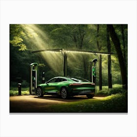 Ai Electric Car 020103 Canvas Print