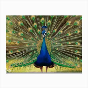 Peacock 1 Canvas Print