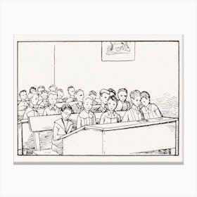 Boys In A Class, Julie De Graag Canvas Print