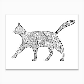 Pattern of Cat Canvas Print