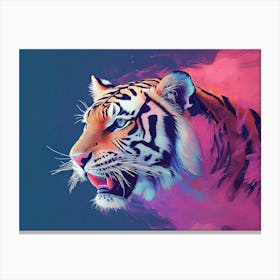 Tiger Animal Abstract 2 Canvas Print