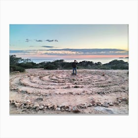 Labyrinth Ibiza Canvas Print