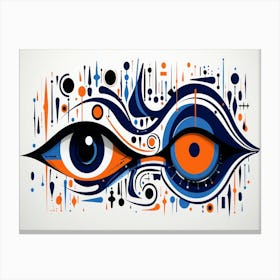 Eye Of The Tiger 4 Canvas Print