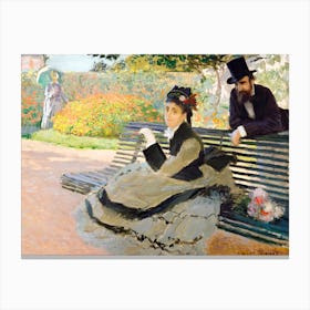 Camille Monet (1847–1879), Claude Monet Canvas Print