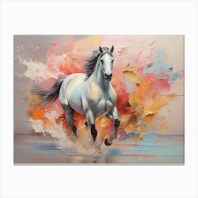 White Horse 11 Canvas Print