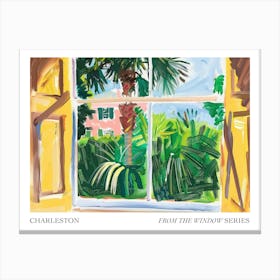 Charleston From The Window Series Poster Painting 1 Canvas Print