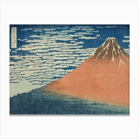 Hokusai Ukiyo-e Mt Fuji 1 Canvas Print