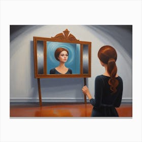 'The Mirror' Canvas Print