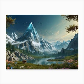 Mountain Landscape 1 Canvas Print