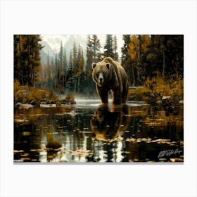 Grizzly Creek - Grizzly Habitat Canvas Print