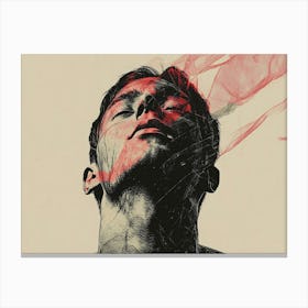 Man'S Head 5 Canvas Print