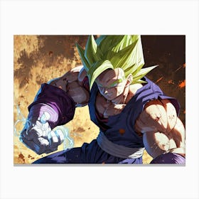 Dragon Ball Z Wallpaper 44 Canvas Print