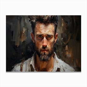 Portrait Of A Man 1 Canvas Print