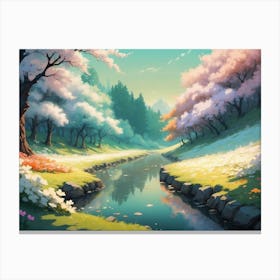 Sakura Blossoms Canvas Print