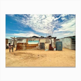 Shack In Walvis Bay, Namibia (Africa Series) Canvas Print