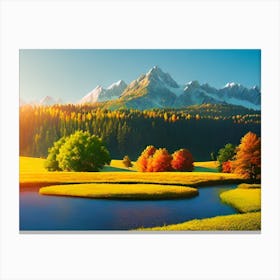 Autumn In The Mountains 3 Canvas Print