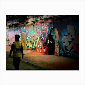 Leake Street Graffiti SE1 Canvas Print