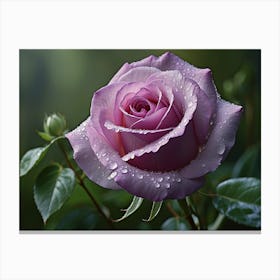 Purple Rose Canvas Print