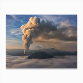 Bromo Volcano Canvas Print
