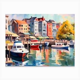 Waterfront Living Canvas Print