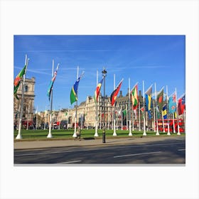 Parliament Square, London, England Canvas Print