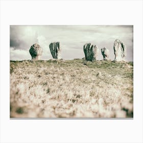 The Standing Stones Of Northumberland Canvas Print