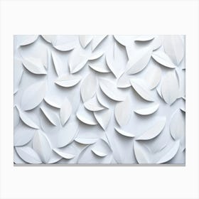 Paper Leaves Wall Art Canvas Print