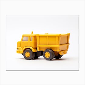 Toy Car Yellow Dump Truck 2 Canvas Print