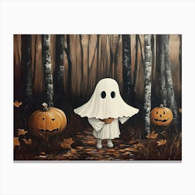 Ghost In The Woods 8 Canvas Print