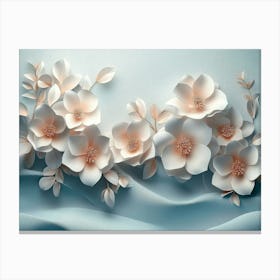 3d Flower Painting Canvas Print