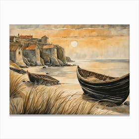 European Coastal Painting (52) Canvas Print
