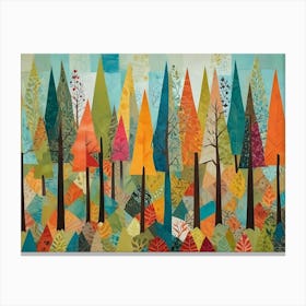 Forest Of Trees Canvas Print