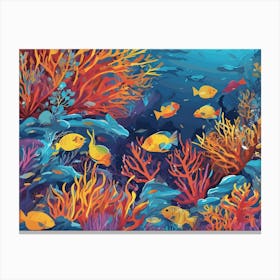 Coral Reef 5 Canvas Print